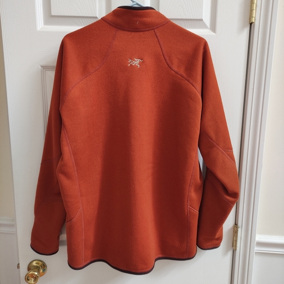 Arcteryx Arc'teryx Polartec Fleece Jacket Full Zip Made in Canada Orange men's L - Picture 6 of 13
